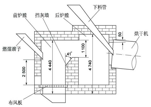 改造前燃烧室结构图